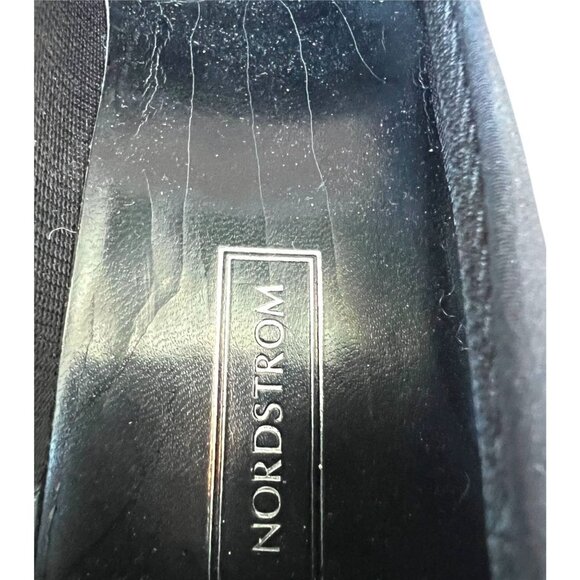 Nordstrom Glow 2" Black Heels Size 8 Elegant Square-Toe Pumps Women - Picture 12 of 12
